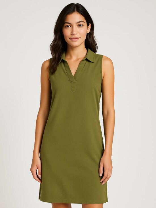 Falls Creek Green Sleeveless Popover Dress – Size S – NWT (Style #240) - Picture 1 of 10